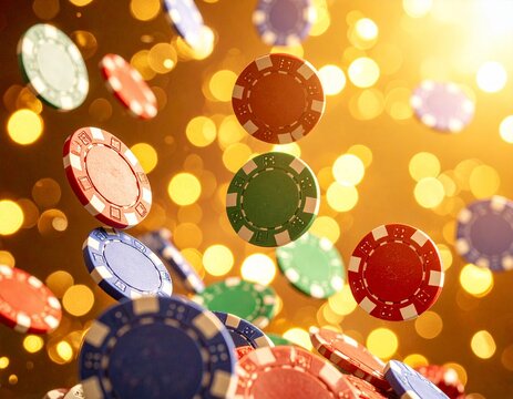 たくさんのカジノチップ