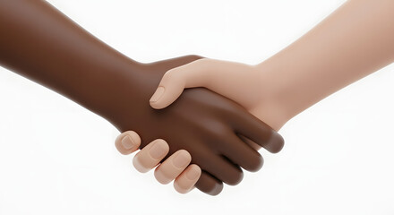 🤝🤝🤝Harmony in Handshake: A symbolic gesture of unity and agreement, illustrated with a firm handshake between two diverse individuals. the essence of cooperation, agreement, and shared values. 