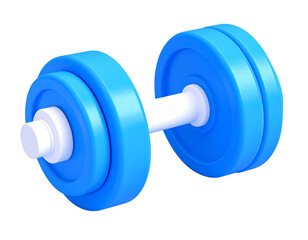 dumbbell isolated on white background