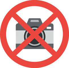 No photography allowed sign