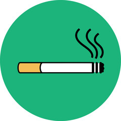 Cigarette smoke icon