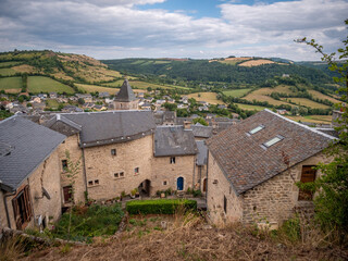 Fototapeta premium Séverac-le-Château en Aveyron