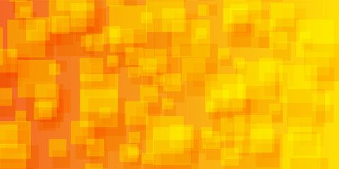 Pixelated Orange Yellow Gradient Background with 3D Squares