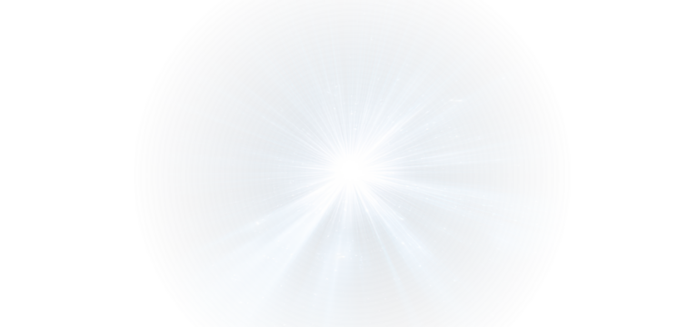 Glistering sunburst with warm light brilliance