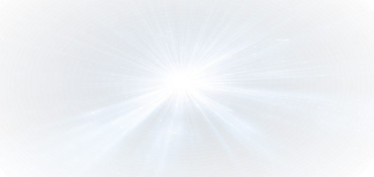 Glistering sunburst with warm light brilliance