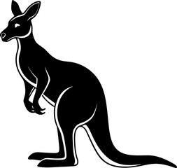 kangaroo vector illustration