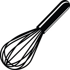 Silhouette Wire Whisk