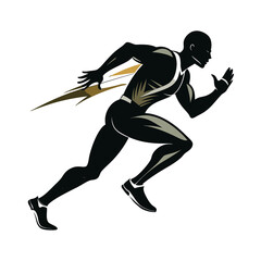 running man silhouette