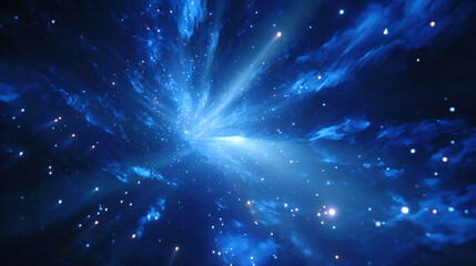 Naklejka premium space background with stars