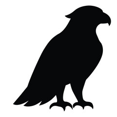 A bold eagle silhouette, ideal for logos, emblems, or designs seeking a touch of power and freedom. Its clean shape and strong outline make it versatile. 