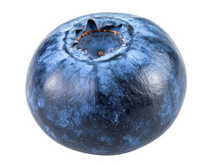 Fresh Ripe Blueberry Isolated on Transparent Background