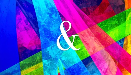 Vibrant abstract design with intersecting lines