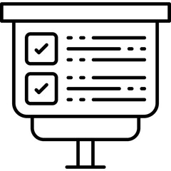 Fototapeta premium PresentationIcon Vector Element