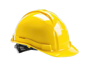 Bright yellow hard hat, safety equipment (1)