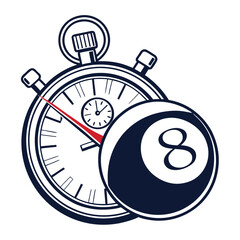 Vector Symbol Countdown to the Perfect Shot
