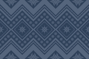 Ethnic Figure aztec embroidery style.Geometric ikat oriental traditional art pattern.Design for ethnic background,wallpaper,fashion,clothing,wrapping,fabric,element,sarong,graphic,vector illustration.