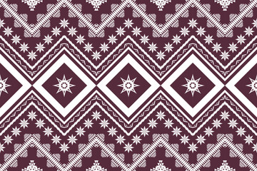 Ethnic Figure aztec embroidery style.Geometric ikat oriental traditional art pattern.Design for ethnic background,wallpaper,fashion,clothing,wrapping,fabric,element,sarong,graphic,vector illustration.