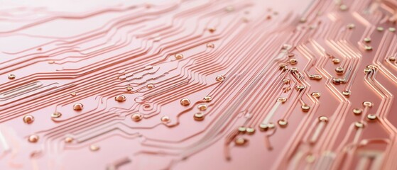 Close view shows connecting lines dots forming communication grid for digital networks technology advancement of 5G