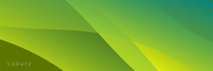 Abstract vector modern corporate concept background orange and yellow with wavy editable light green color pattern.
