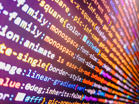 Internet security hacker prevention. Monitor your networked computers at the protocol level with a command line to prevent ransomware. Technology background. Digital technology background