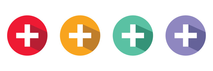 Plus Icon vector illustration. Add plus sign and symbol .Vector&nbsp;illustration&nbsp;.&nbsp;in&nbsp;eps&nbsp;10.