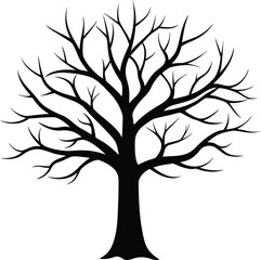 Bare Tree Silhouette Icon