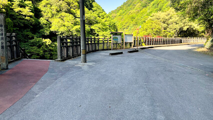 雄淵雌淵公園の奇石渓谷美
