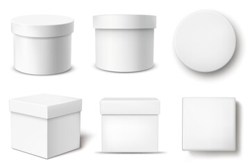 White Realistic Box Set