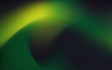background grainy concept black, green and yellow gradient colorful