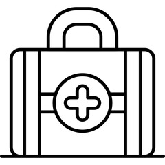 Obraz premium Medical Kit Icon Vector Element