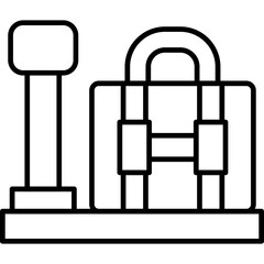 new line icon design