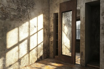 old abandoned house intrrior style