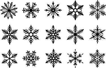 Christmas Tree Silhouette  Vector Bundle