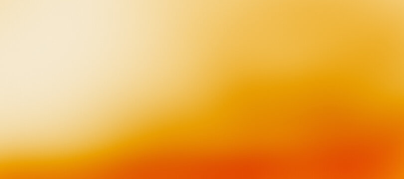 Autumn abstract gradient background with warm orange and red color wave