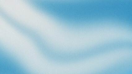 Obraz premium Grainy gradient background with smooth blue and white color blend.