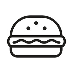 Fishing Vector Outline Icon. EPS 10 file 