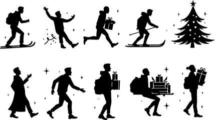 Cartoon Hand Gestures Icon Set