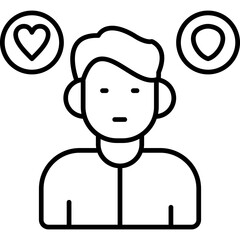 new line icon design