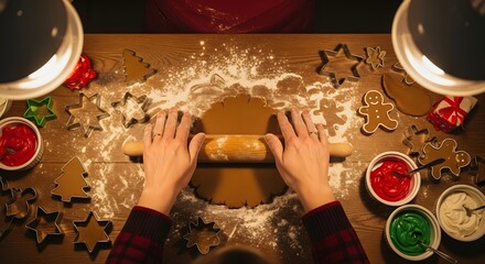 Romantic couple holding hands during an intimate candlelit dinner celebration