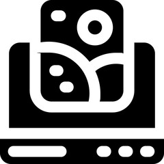 illustration glyph icon. Strong and solid vector icon for websites, mobile interfaces, presentations, and visual branding. High quality and easy to edit.