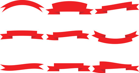 Colorful Decorative Ribbon Set &ndash; Satin, Curly, Gift Wrap, and Party Design Elements