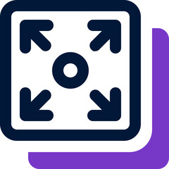 full screen duotone icon. Sleek and modern vector icon for websites, mobile apps, marketing materials, and corporate design. Fully scalable and ready to use.