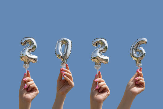 Festive 2026 balloons for new year celebrations