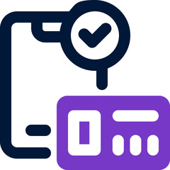 online payment duotone icon. Sleek and modern vector icon for websites, mobile apps, marketing materials, and corporate design. Fully scalable and ready to use.