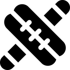 rolling wheel glyph icon. Strong and solid vector icon for websites, mobile interfaces, presentations, and visual branding. High quality and easy to edit.