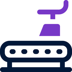 treadmill duotone icon. Sleek and modern vector icon for websites, mobile apps, marketing materials, and corporate design. Fully scalable and ready to use.