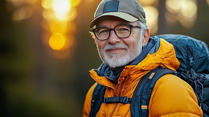 Content Emotion Happy Smiling Senior People Portrait