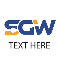 SGW Logo design illustration art 