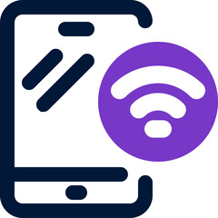 smartphone duotone icon. Sleek and modern vector icon for websites, mobile apps, marketing materials, and corporate design. Fully scalable and ready to use.