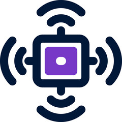 sensor duotone icon. Sleek and modern vector icon for websites, mobile apps, marketing materials, and corporate design. Fully scalable and ready to use.